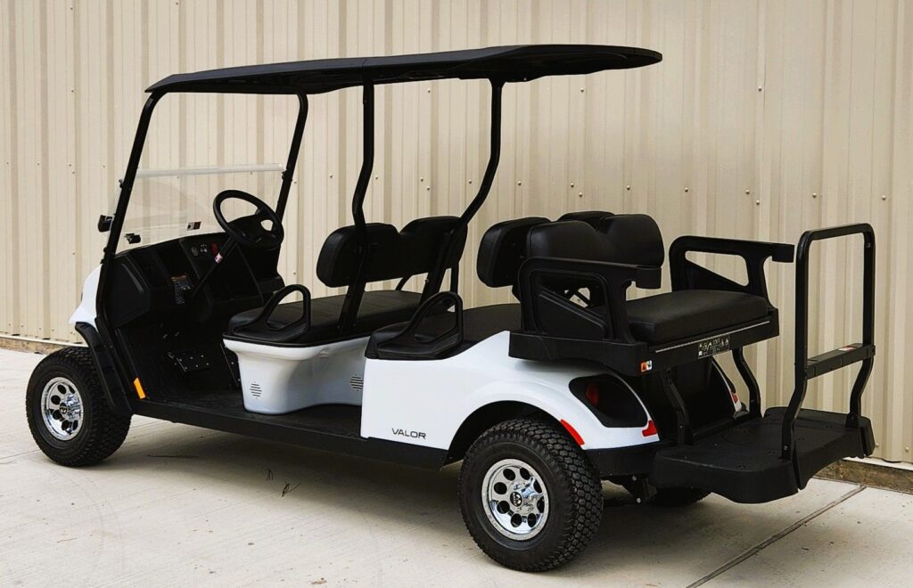 2025 E-Z-GO Express 6 Gas Lifted Bright White image