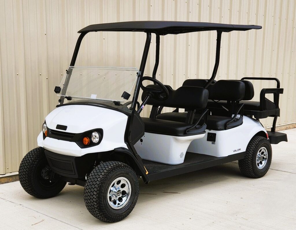 2025 E-Z-GO Express 6 Gas Lifted Bright White image