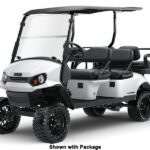 2025 E-Z-GO Express 6 Gas Lifted Bright White