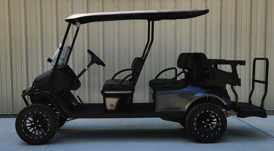 2026 E-Z-GO Express 6 Express Adventure 13.5 Gas Black image