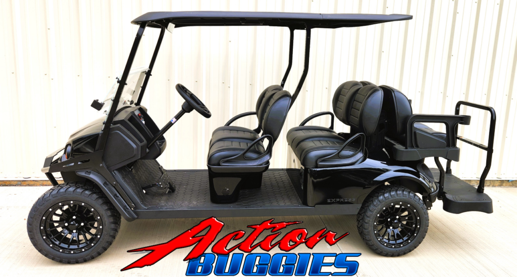 2025 E-Z-GO Express 6 ELiTE Lifted Black image