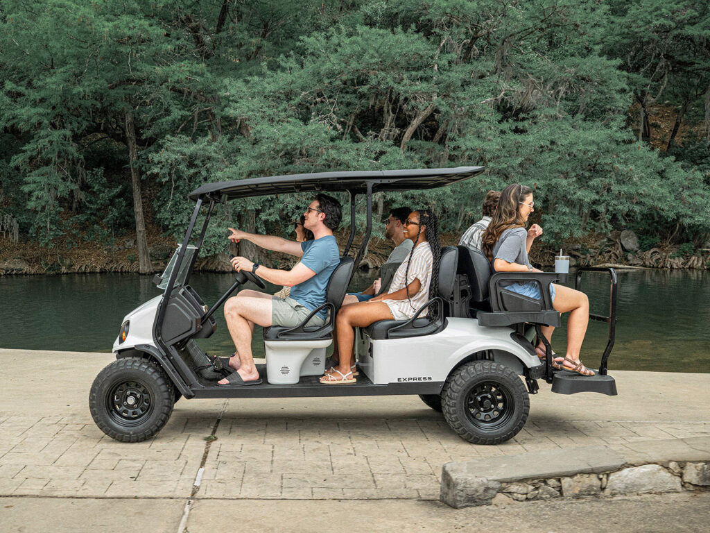 2025 E-Z-GO Express 6 ELiTE Lifted Black image