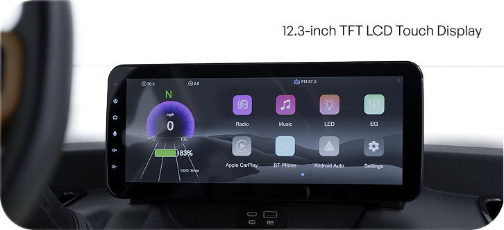 2025 DACH EV Falcon Explorer 2+2 Silver image