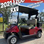 2022 E-Z-GO RXV ELiTE Flame Red