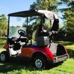 2022 E-Z-GO RXV ELiTE Flame Red