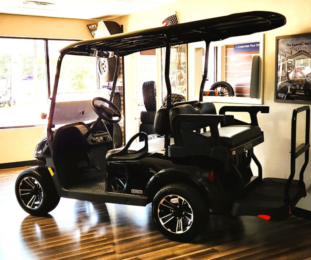 2026 E-Z-GO RXV 4 Touring S ELiTE Lithium Black image